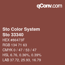カラーコード: Sto Color System - Sto 33340 | qconv.com