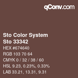 Farbcode: Sto Color System - Sto 33342 | qconv.com