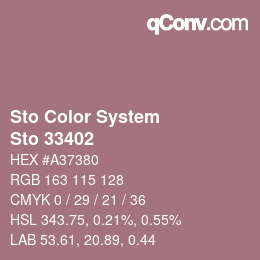 カラーコード: Sto Color System - Sto 33402 | qconv.com