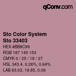 カラーコード: Sto Color System - Sto 33403 | qconv.com