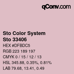 Código de color: Sto Color System - Sto 33406 | qconv.com