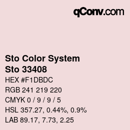 Color code: Sto Color System - Sto 33408 | qconv.com