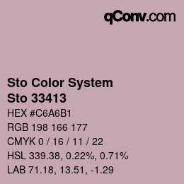 カラーコード: Sto Color System - Sto 33413 | qconv.com