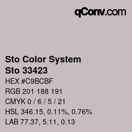カラーコード: Sto Color System - Sto 33423 | qconv.com