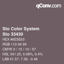 カラーコード: Sto Color System - Sto 33430 | qconv.com