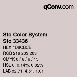 カラーコード: Sto Color System - Sto 33436 | qconv.com
