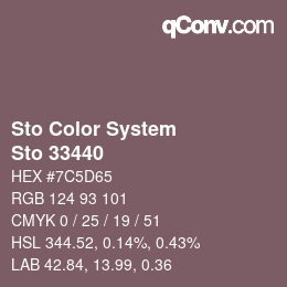 Farbcode: Sto Color System - Sto 33440 | qconv.com