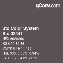 カラーコード: Sto Color System - Sto 33441 | qconv.com