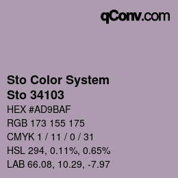 Farbcode: Sto Color System - Sto 34103 | qconv.com