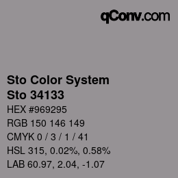 カラーコード: Sto Color System - Sto 34133 | qconv.com