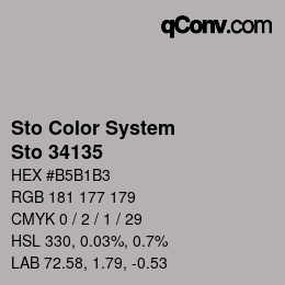 カラーコード: Sto Color System - Sto 34135 | qconv.com