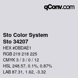 Farbcode: Sto Color System - Sto 34207 | qconv.com