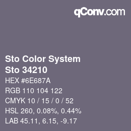カラーコード: Sto Color System - Sto 34210 | qconv.com