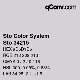 Farbcode: Sto Color System - Sto 34215 | qconv.com