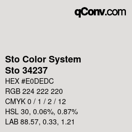 カラーコード: Sto Color System - Sto 34237 | qconv.com
