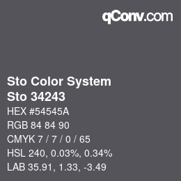 Code couleur: Sto Color System - Sto 34243 | qconv.com