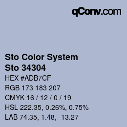 Código de color: Sto Color System - Sto 34304 | qconv.com