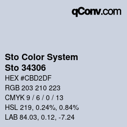 Farbcode: Sto Color System - Sto 34306 | qconv.com