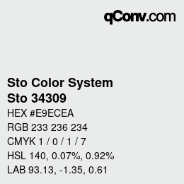 カラーコード: Sto Color System - Sto 34309 | qconv.com