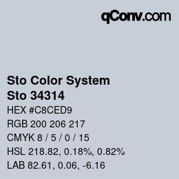 カラーコード: Sto Color System - Sto 34314 | qconv.com