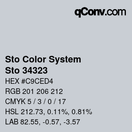 カラーコード: Sto Color System - Sto 34323 | qconv.com