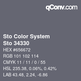 カラーコード: Sto Color System - Sto 34330 | qconv.com