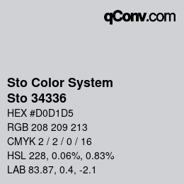 カラーコード: Sto Color System - Sto 34336 | qconv.com