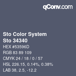 カラーコード: Sto Color System - Sto 34340 | qconv.com