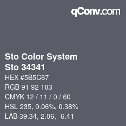 カラーコード: Sto Color System - Sto 34341 | qconv.com