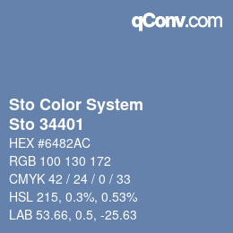 カラーコード: Sto Color System - Sto 34401 | qconv.com