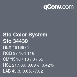 カラーコード: Sto Color System - Sto 34430 | qconv.com