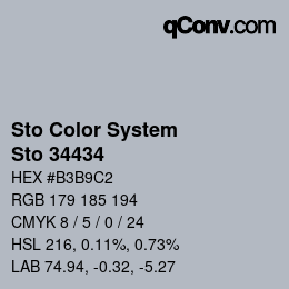 カラーコード: Sto Color System - Sto 34434 | qconv.com
