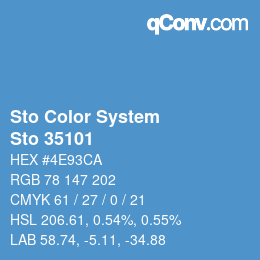 Color code: Sto Color System - Sto 35101 | qconv.com