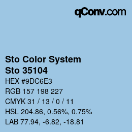 Color code: Sto Color System - Sto 35104 | qconv.com