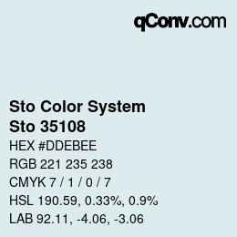 カラーコード: Sto Color System - Sto 35108 | qconv.com