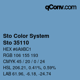 Color code: Sto Color System - Sto 35110 | qconv.com