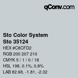 Color code: Sto Color System - Sto 35124 | qconv.com