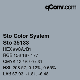 Color code: Sto Color System - Sto 35133 | qconv.com