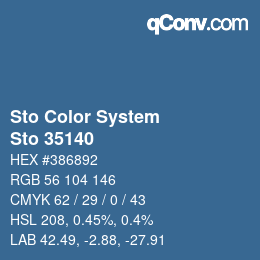 Color code: Sto Color System - Sto 35140 | qconv.com