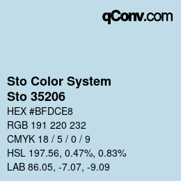 Color code: Sto Color System - Sto 35206 | qconv.com