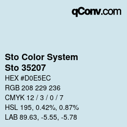 Color code: Sto Color System - Sto 35207 | qconv.com