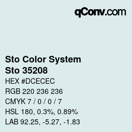 Color code: Sto Color System - Sto 35208 | qconv.com