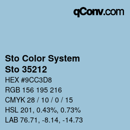 Color code: Sto Color System - Sto 35212 | qconv.com