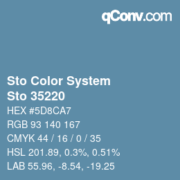 Color code: Sto Color System - Sto 35220 | qconv.com