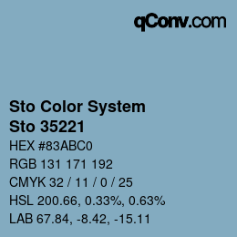 Color code: Sto Color System - Sto 35221 | qconv.com