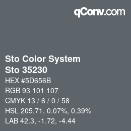 Color code: Sto Color System - Sto 35230 | qconv.com