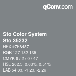 Color code: Sto Color System - Sto 35232 | qconv.com