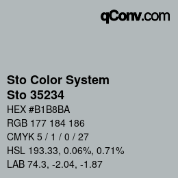 Color code: Sto Color System - Sto 35234 | qconv.com