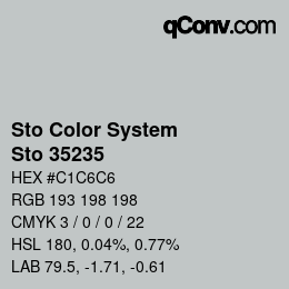 Color code: Sto Color System - Sto 35235 | qconv.com