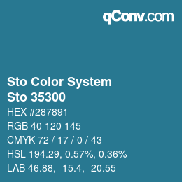 Color code: Sto Color System - Sto 35300 | qconv.com
